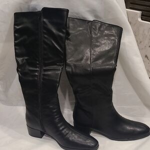Journee Collection Womens Black Boots, Knee High, NEW